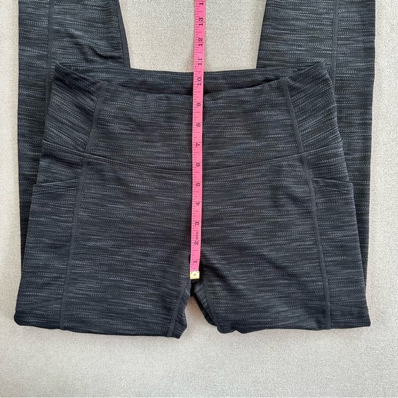 Mondetta Brushed Jacquard Legging. Gray/Black. Small. - Picture 7 of 9